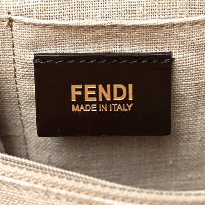 Fendi Pequin Cuoio Vegetale 2Bag Tobacco Cuoio Miele Vacchetta 6 of 11