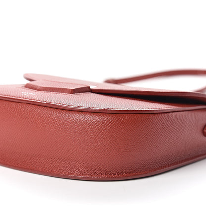 Celine Grained Calfskin Small Trotteur Rust 10 of 10