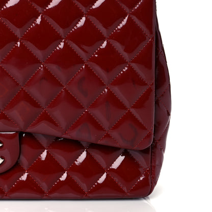 Chanel Patent Quilted Maxi Double Flap Red 11 of 11