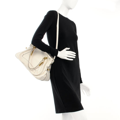 Chloe Calfskin Medium Paraty Cream 2 of 15