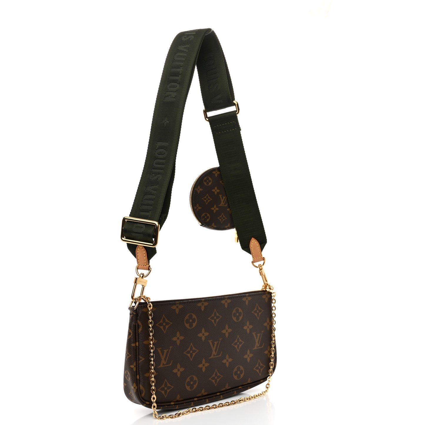 Monogram Multi Pochette Accessories Kaki