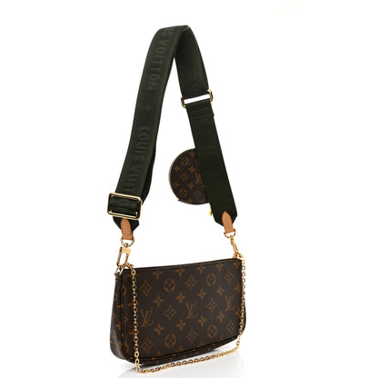 Louis Vuitton Monogram Multi Pochette Accessories Kaki 3 of 10
