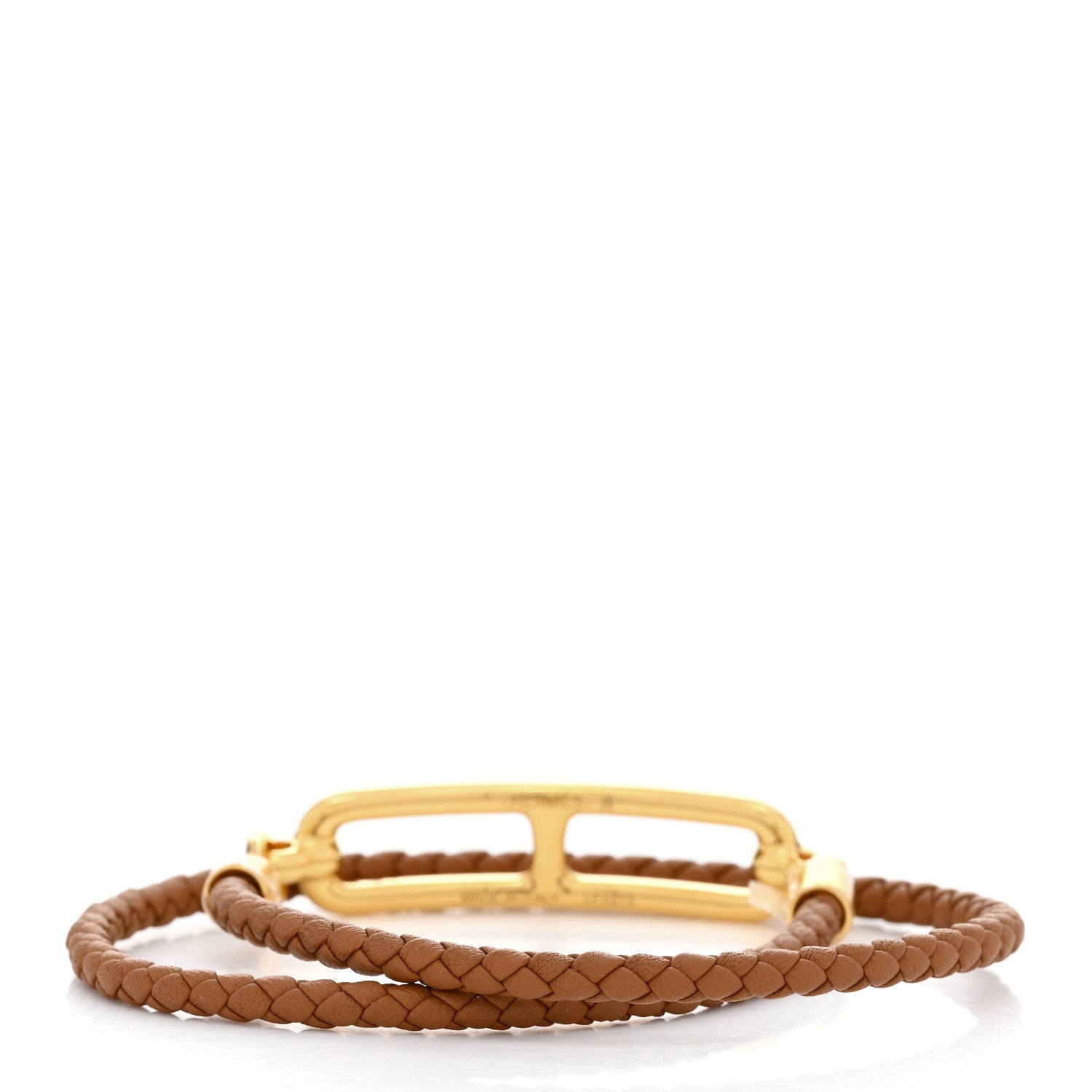 Hermes Swift Roulis Double Tour Bracelet T3 Gold 3 of 6