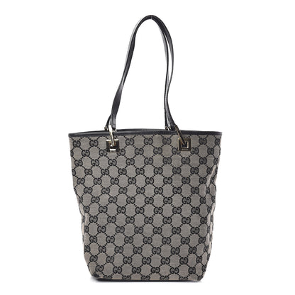 Gucci Monogram Small Bucket Tote Black 1 of 20