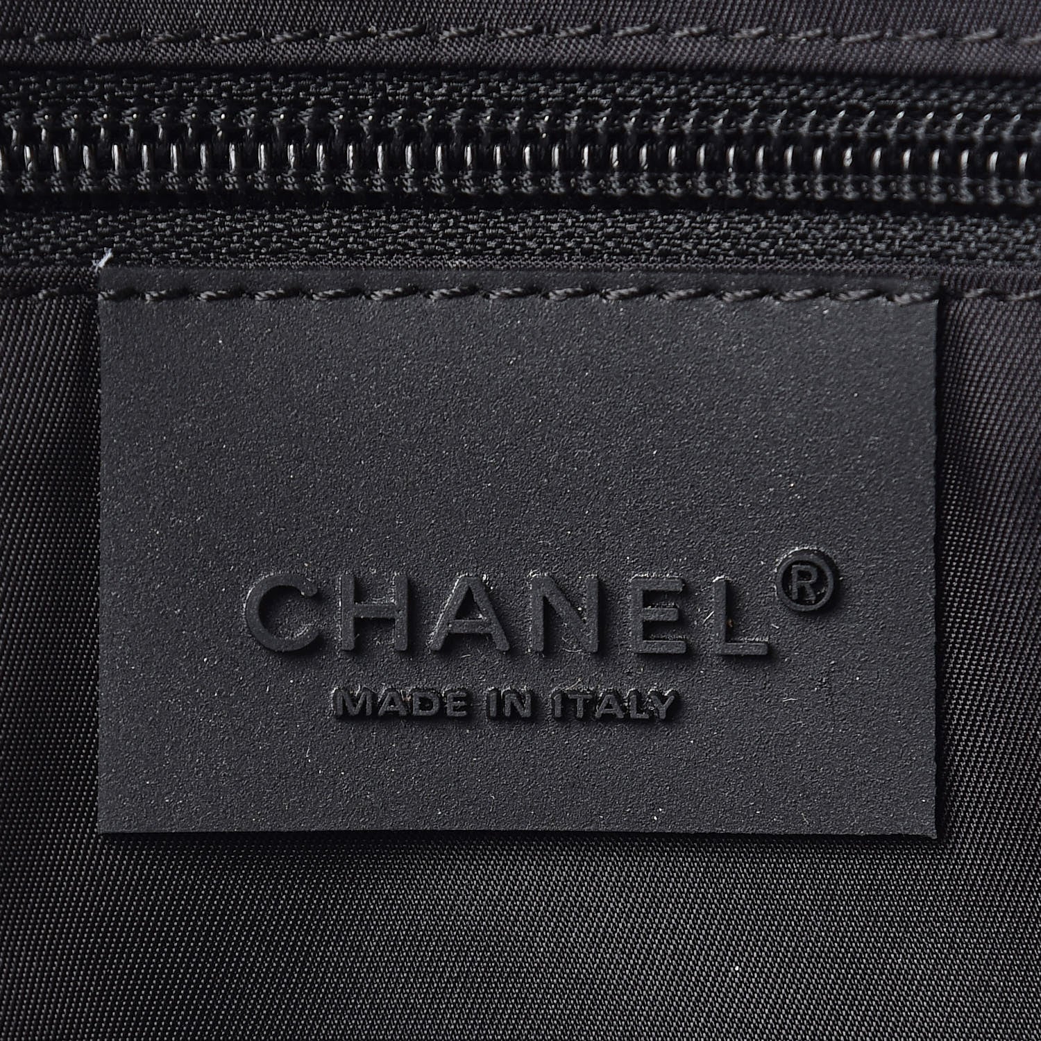 Chanel Nylon Sport Logo Duffel Black Blue 9 of 16