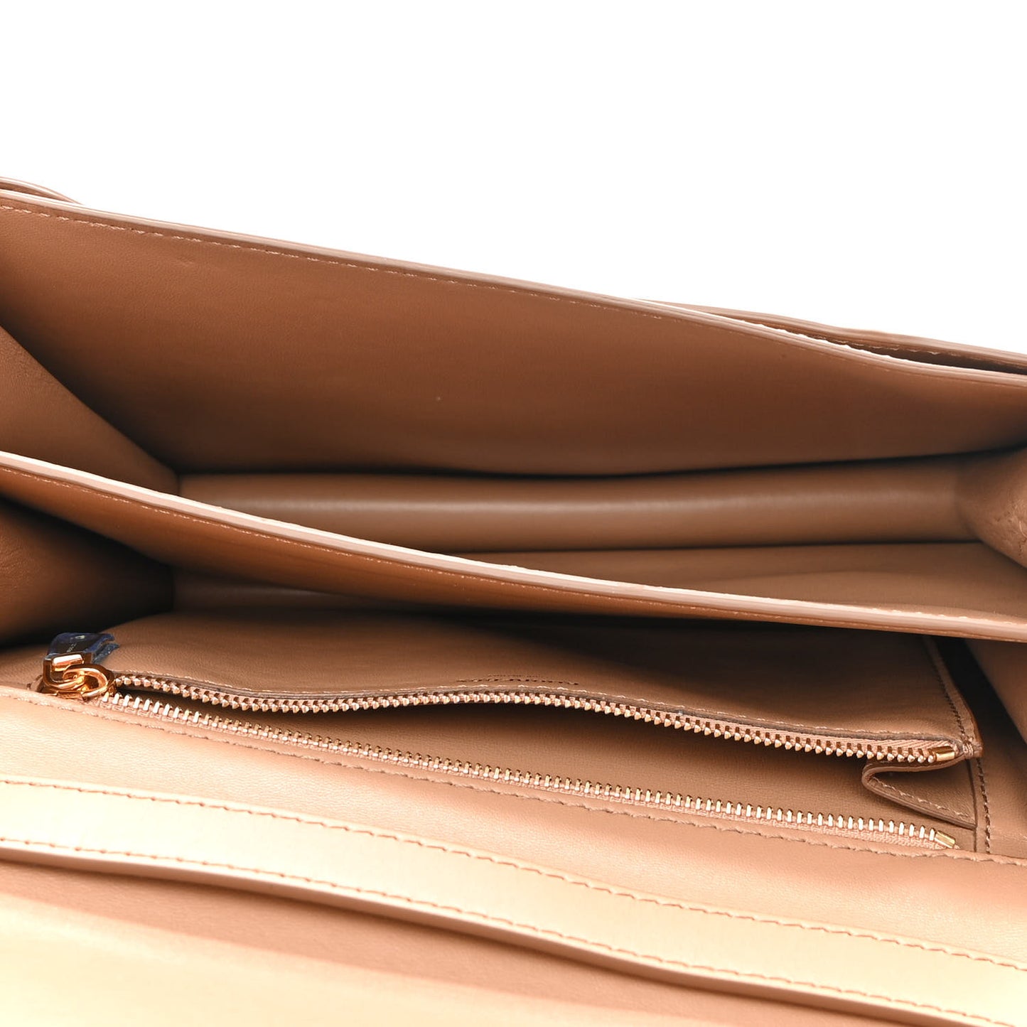 Calfskin Medium TB Bag Brown