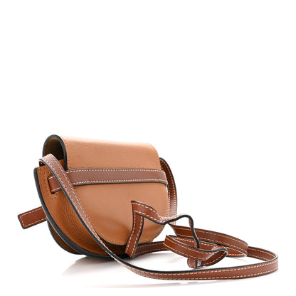 Loewe Grained Calfskin Mini Gate Crossbody Bag Caramel Pecan 3 of 10