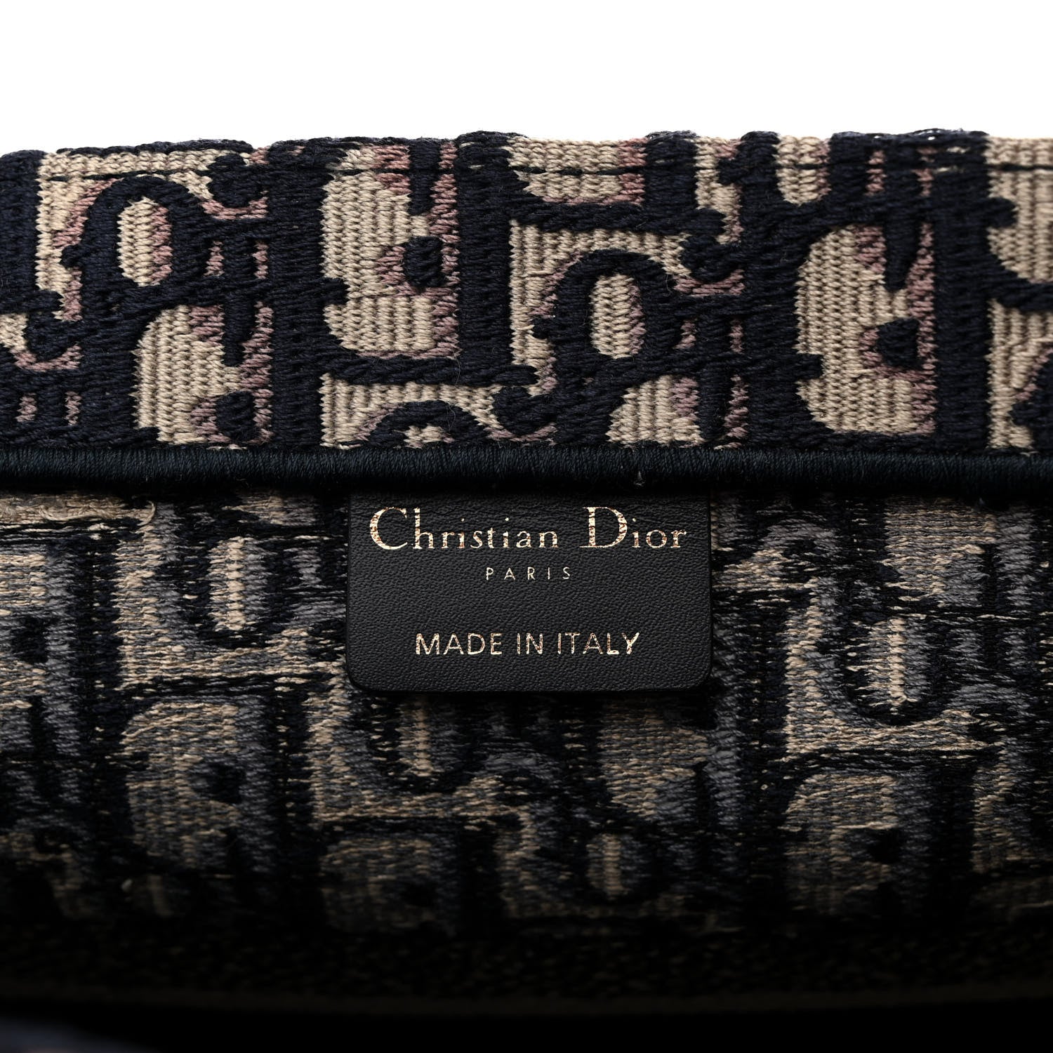 Christian Dior Oblique Medium Book Tote Blue Multicolor 6 of 10
