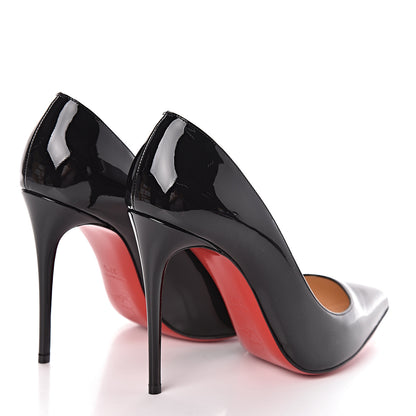 Christian Louboutin Patent Pigalle Follies 100 Pumps 37.5 Black 4 of 8