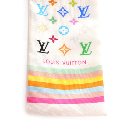Louis Vuitton Silk Monogram Multicolor Bandeau White 3 of 5