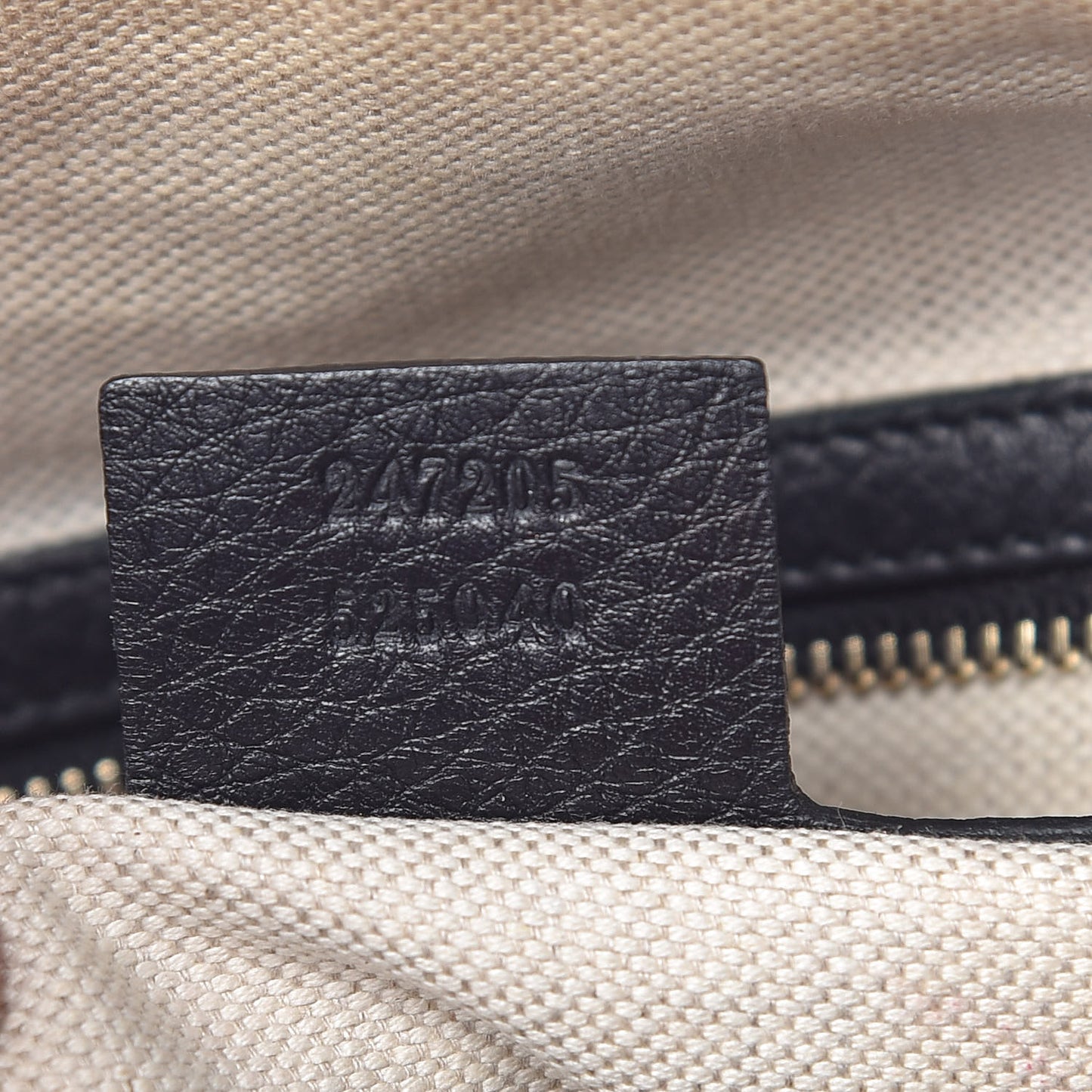 Calfskin Vintage Web Medium Boston Black