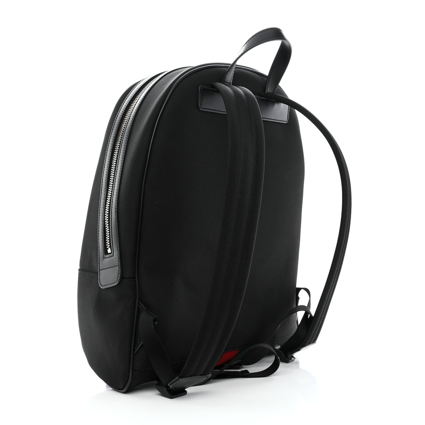 Techno Canvas Web Backpack Black
