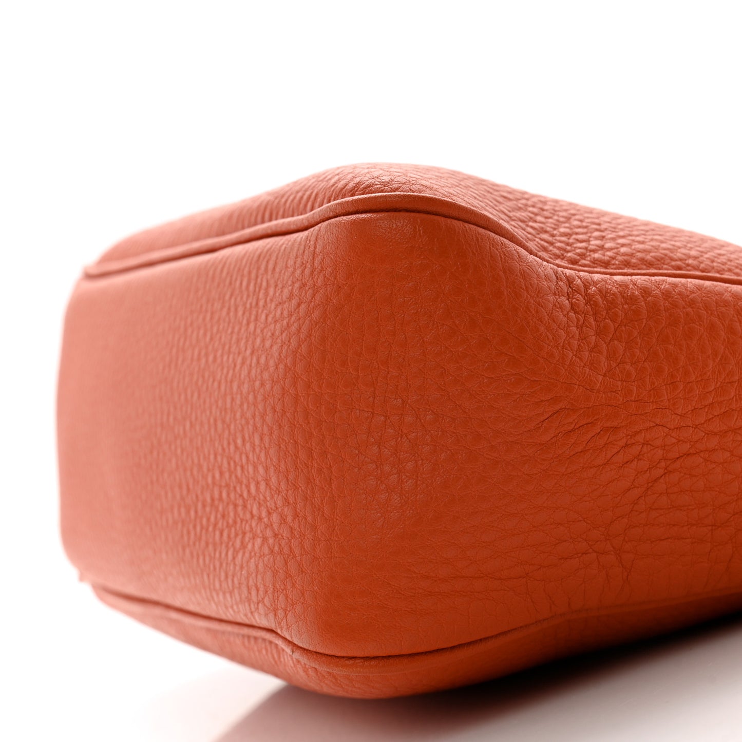 Vitello Daino Shoulder Bag Papaya