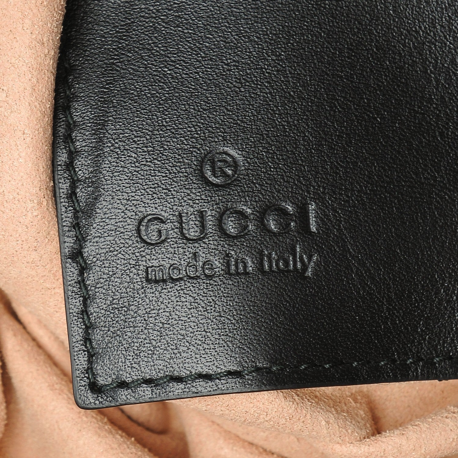 Gucci Calfskin Matelasse Mini Pearly GG Marmont Chain Bag Black 6 of 8