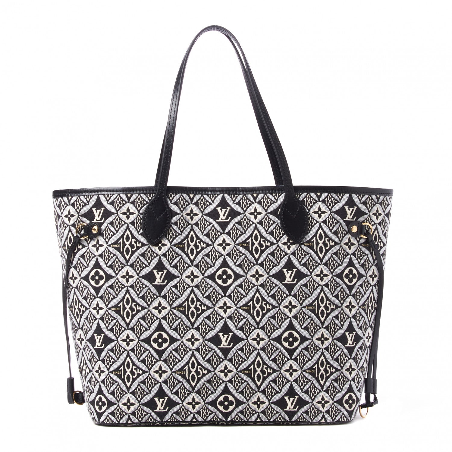 Louis Vuitton Jacquard Since 1854 Neverfull MM Grey 1 of 10