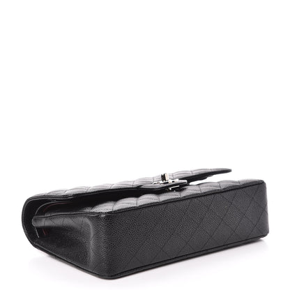 Chanel Caviar Quilted Medium Double Flap Black 4 of 12