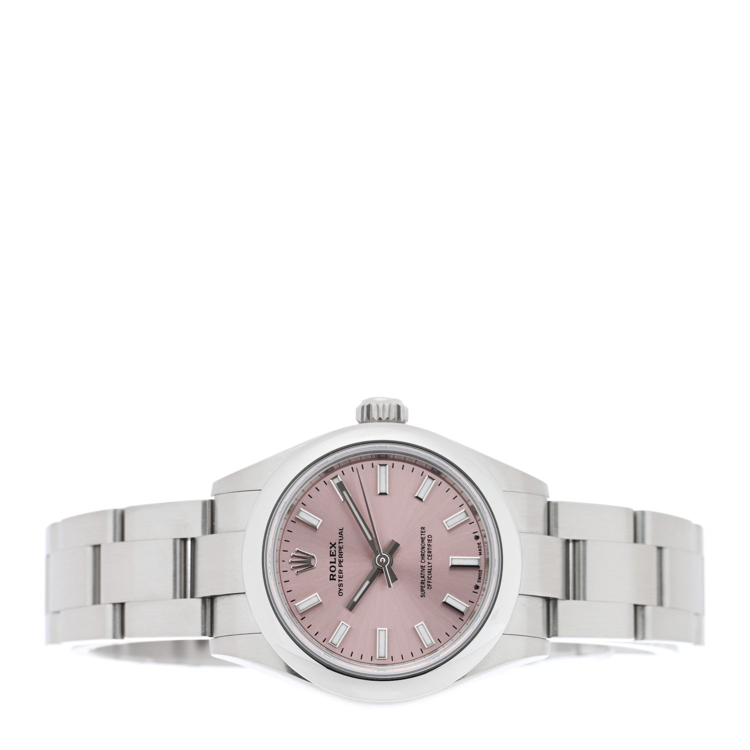 Rolex Stainless Steel 28mm Oyster Perpetual Datejust Watch Pink 276200 2 of 5
