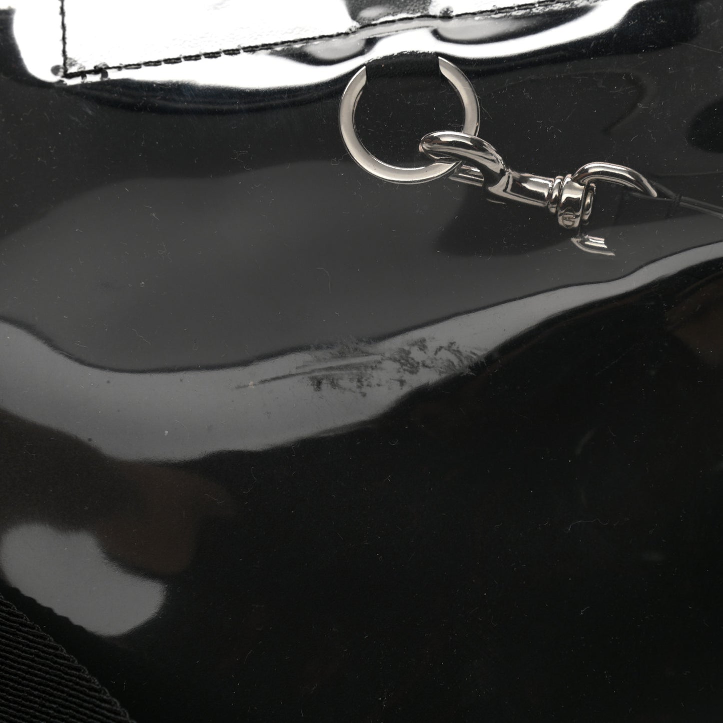 PVC VLTN Belt Bag Black