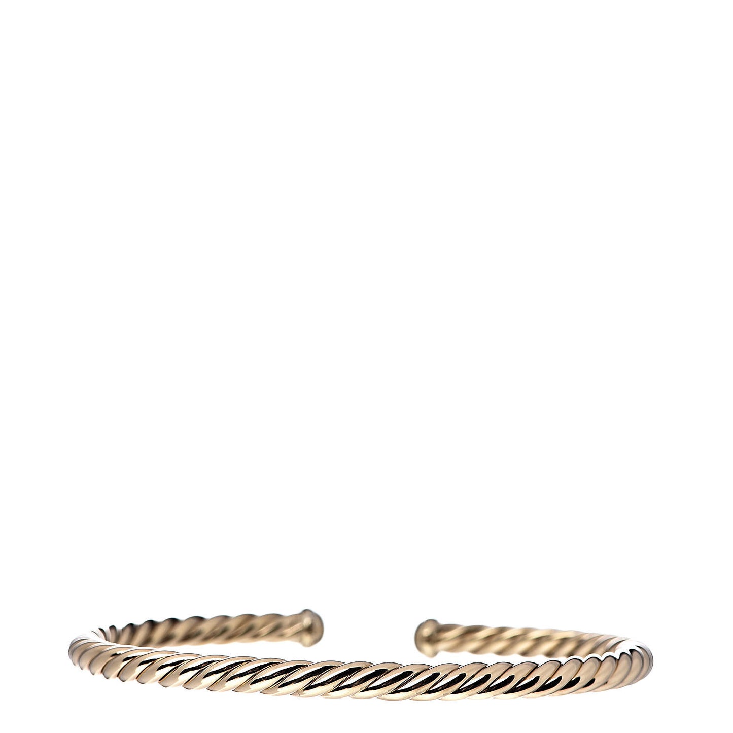 18K Yellow Gold 4mm Cablespira Bracelet
