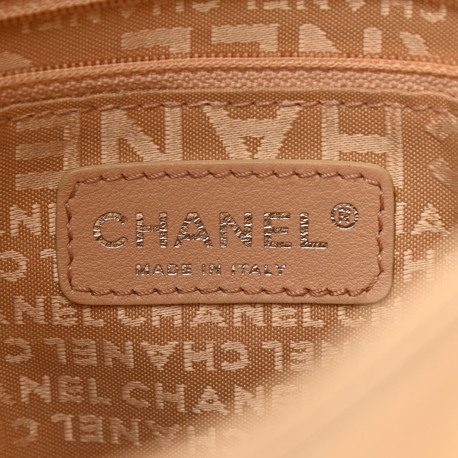 Chanel Lambskin Stitched Medium Ultimate Soft Tote Beige 5 of 11