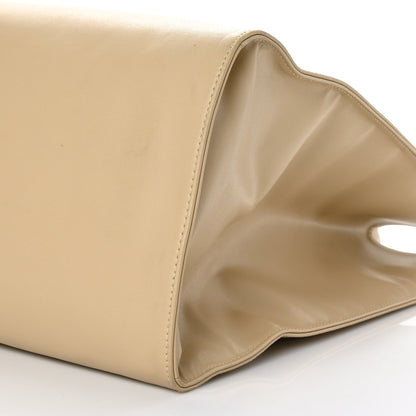 Telfar Vegan Leather Large Shopping Bag Cream 10 of 12