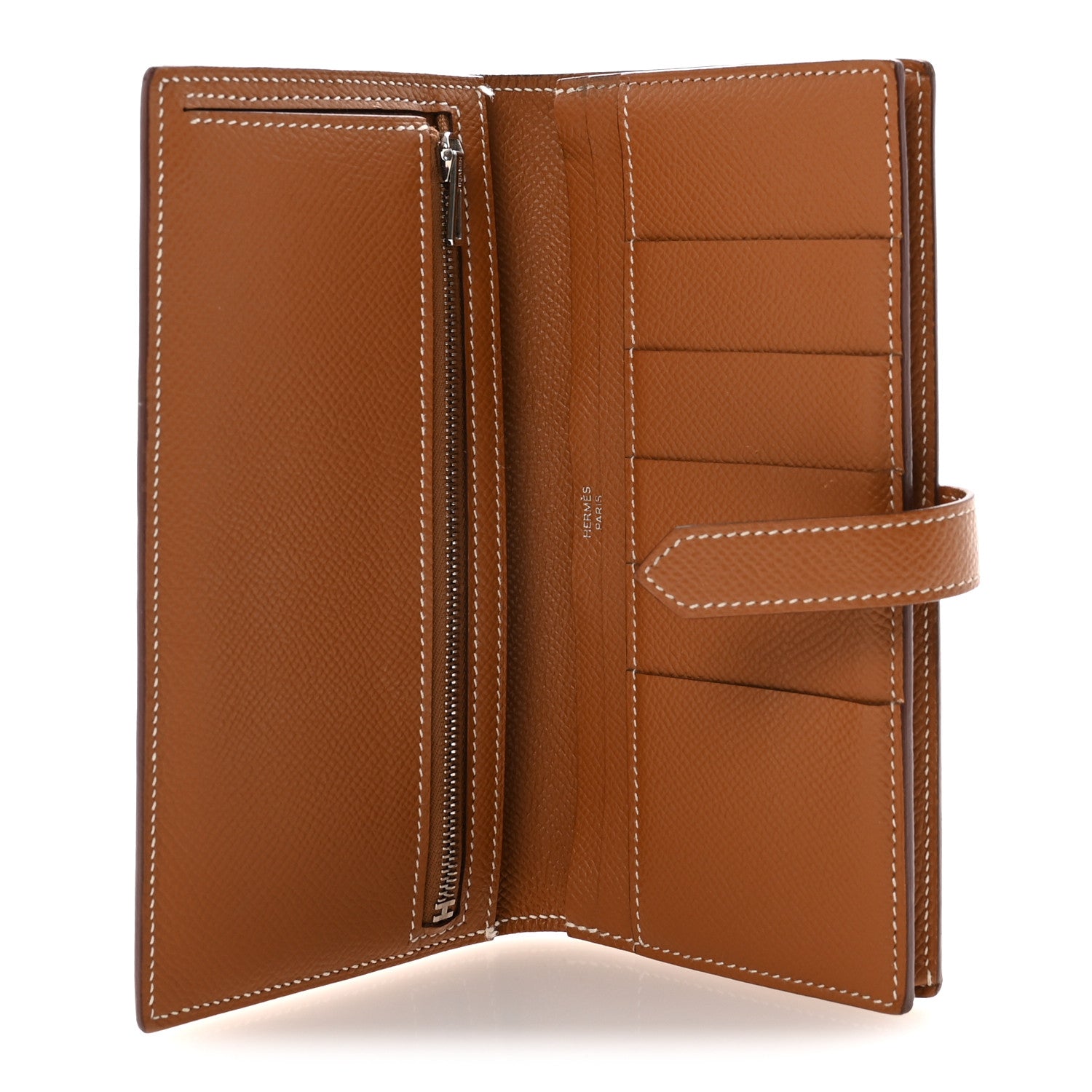 Hermes Epsom Bearn Gusset Wallet Gold 5 of 7