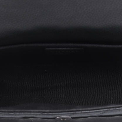 Chanel Grained Calfskin Quilted 2.55 Reissue Flap Belt Bag Clutch Black 5 of 11