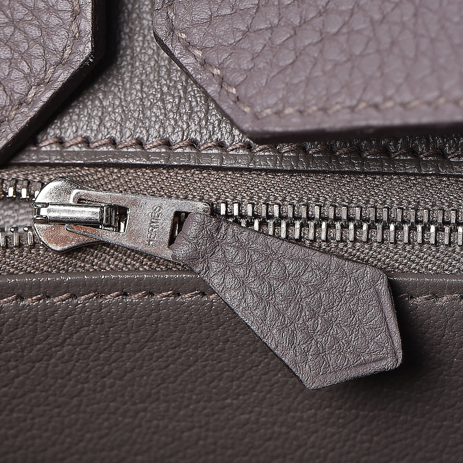 Hermes Togo Birkin 35 Etain 16 of 32