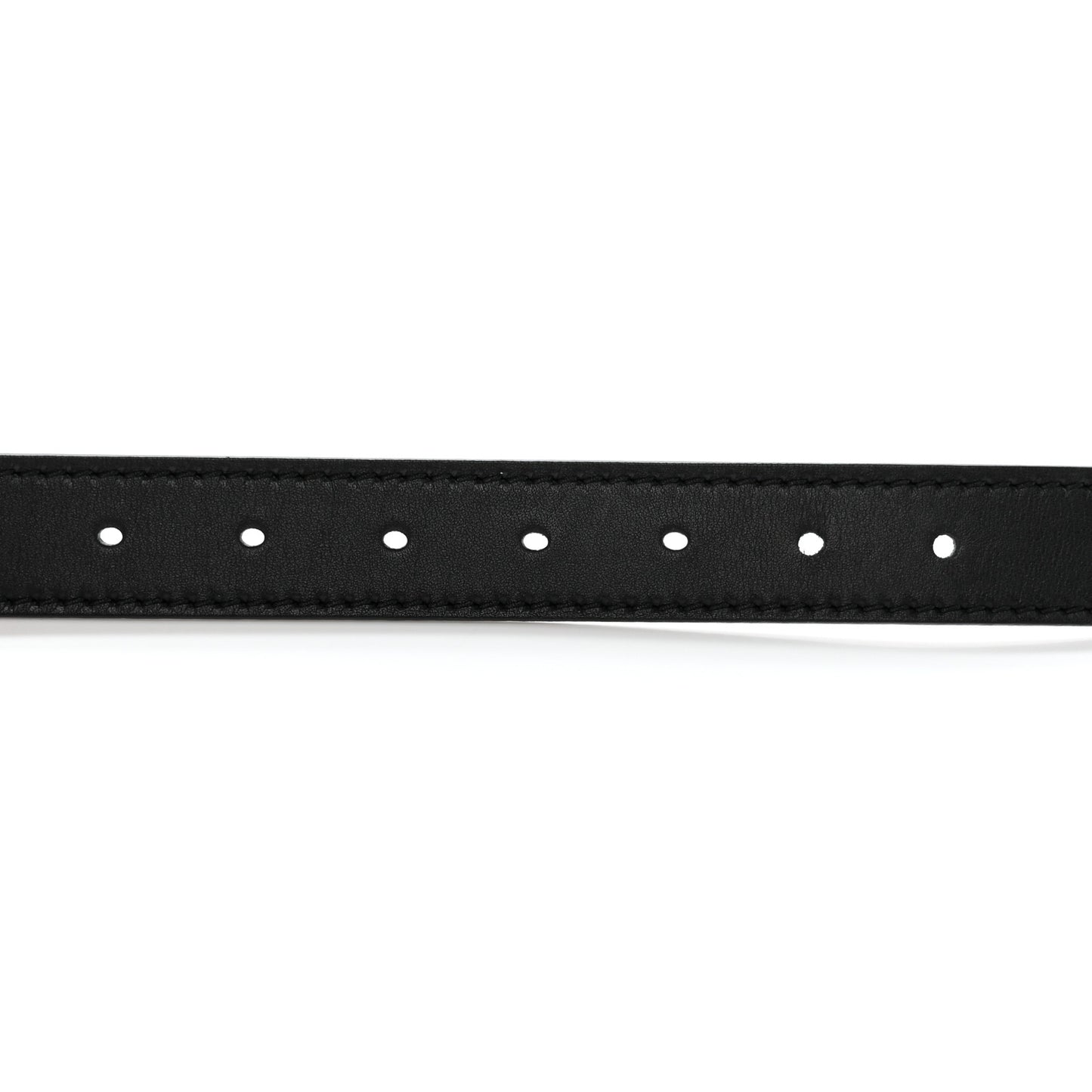 Calfskin D Fence Belt 75 30 Black
