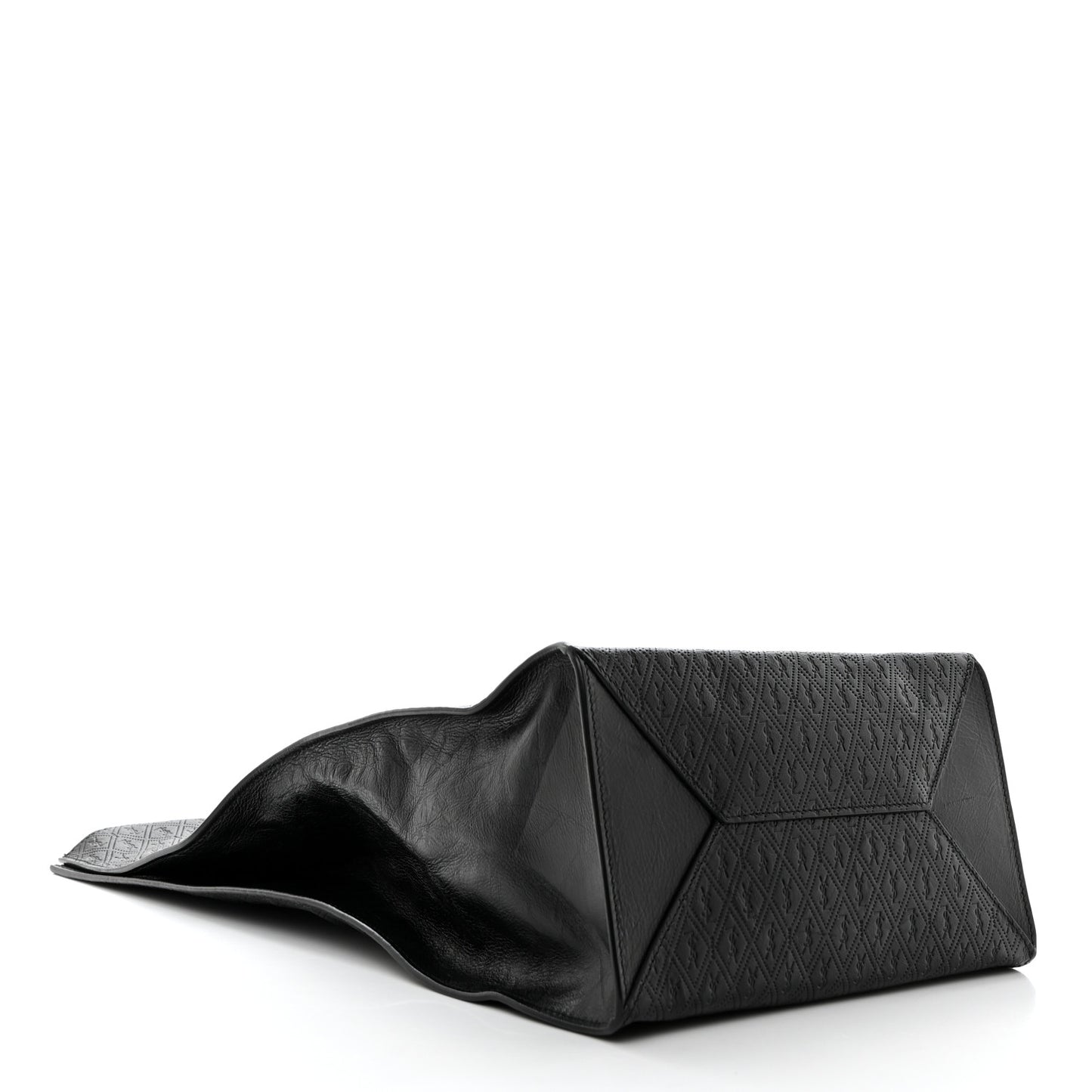 Calfskin Monogram Deli Paper Bag Vintage Black