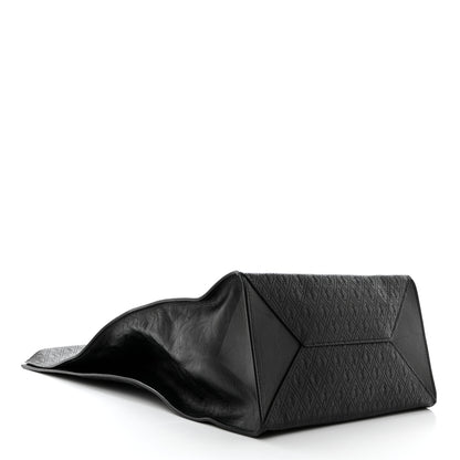Saint Laurent Calfskin Monogram Deli Paper Bag Vintage Black 4 of 7