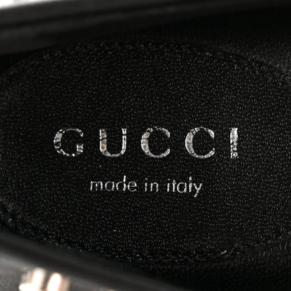 Gucci Nappa Carmaque Studded Horsebit Ballet Flats 39.5 Black 8 of 11