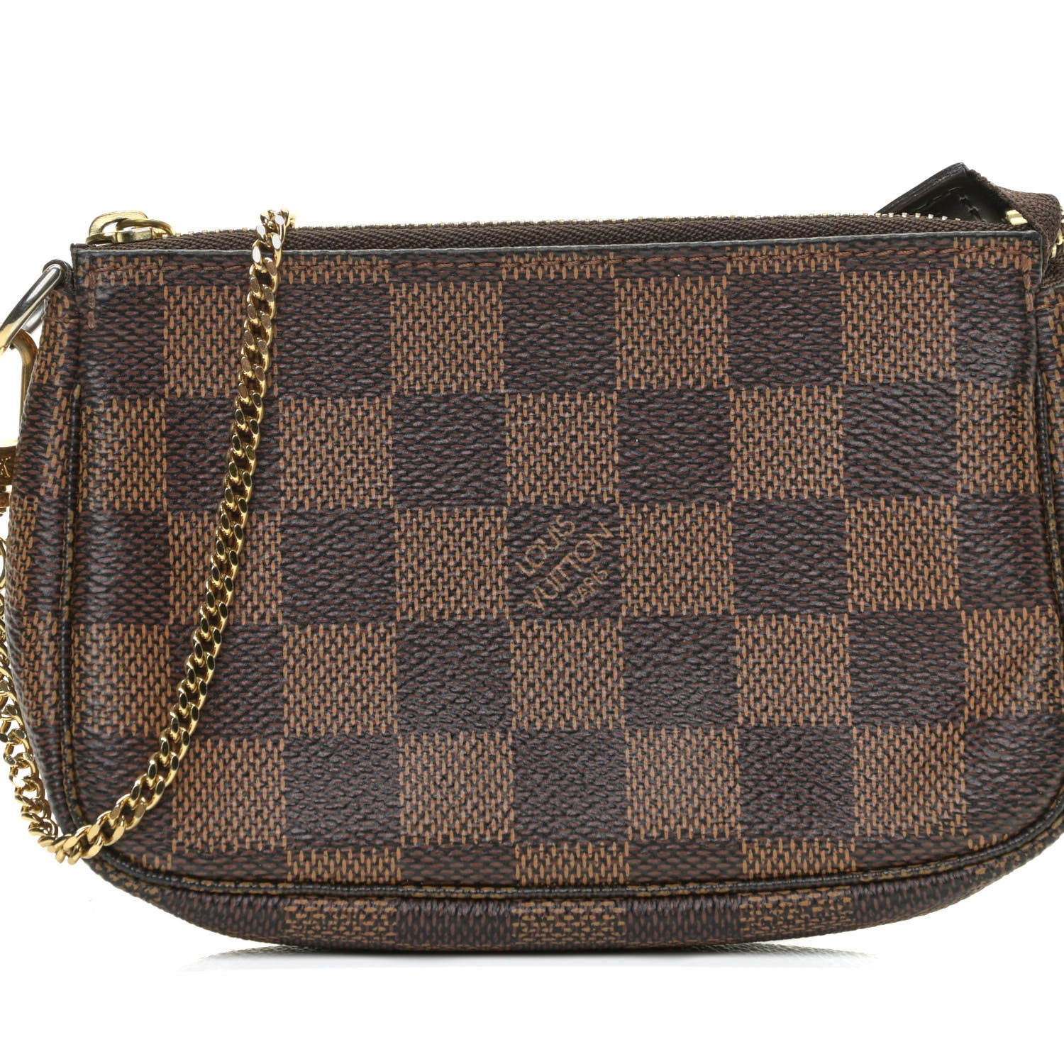Louis Vuitton Damier Ebene Mini Pochette Accessories 7 of 10