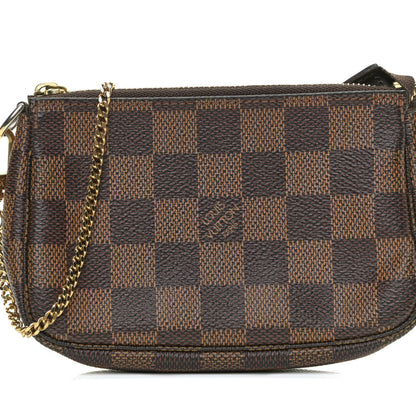 Louis Vuitton Damier Ebene Mini Pochette Accessories 7 of 10