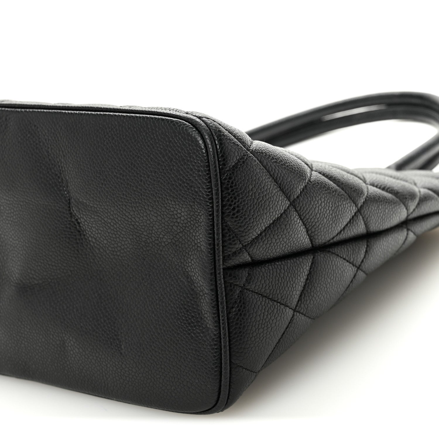 Chanel Caviar Quilted Medallion Tote Black 10 of 11
