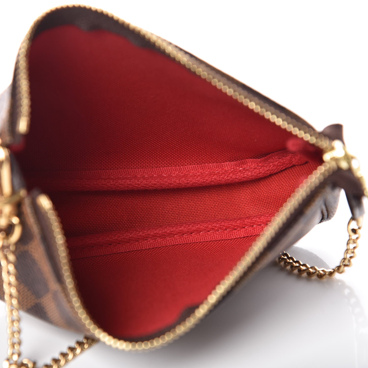 Louis Vuitton Damier Ebene Mini Pochette Accessories 5 of 8