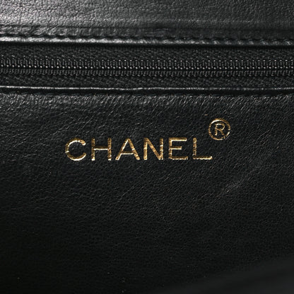 Chanel Lambskin Quilted Flap Shoulder Bag Black 6 of 12