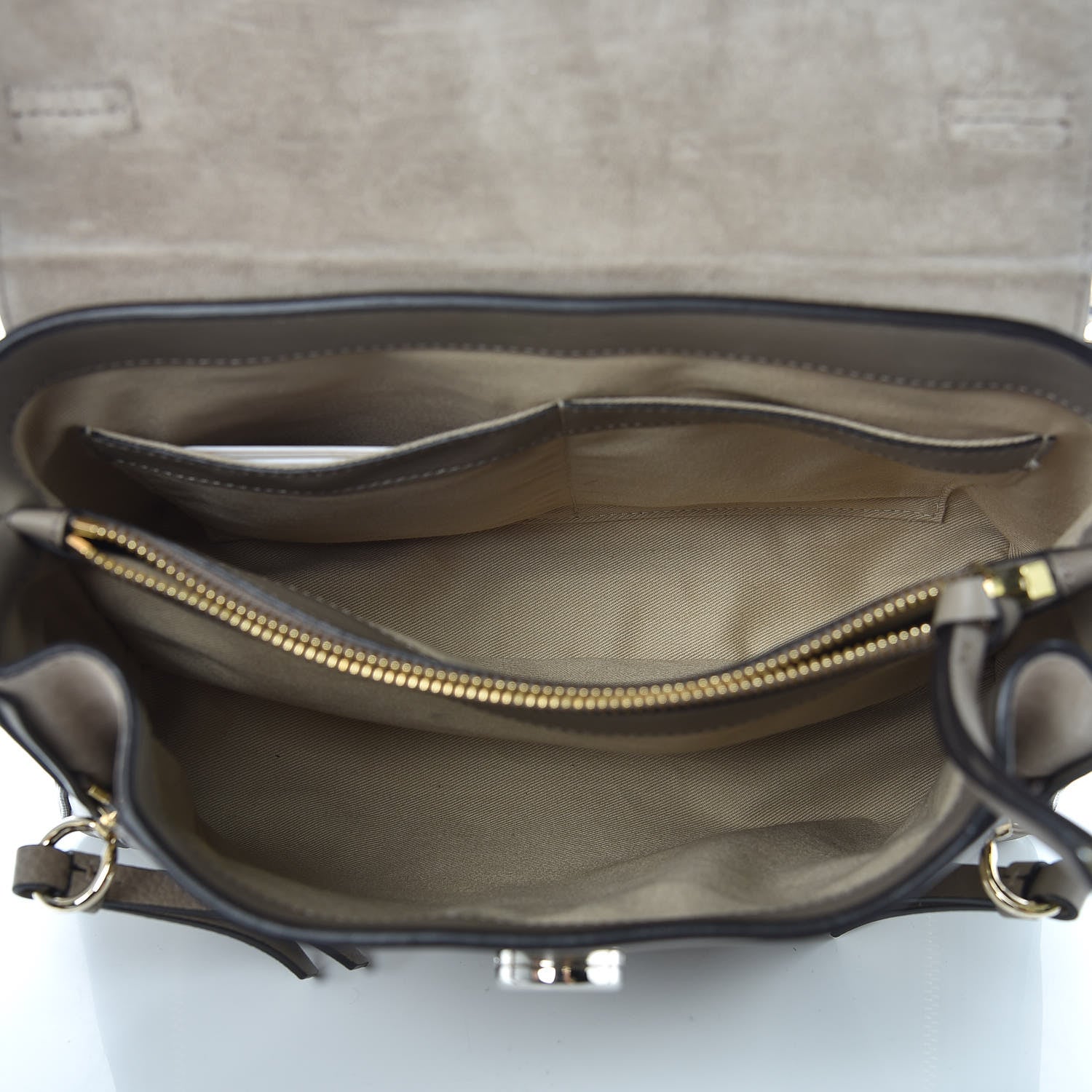 Chloe Calfskin Small Faye Day Shoulder Bag Motty Grey 5 of 8