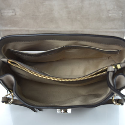 Chloe Calfskin Small Faye Day Shoulder Bag Motty Grey 5 of 8