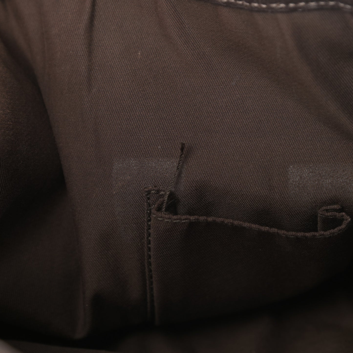 Monogram Medium Abbey Shoulder Bag Dark Brown