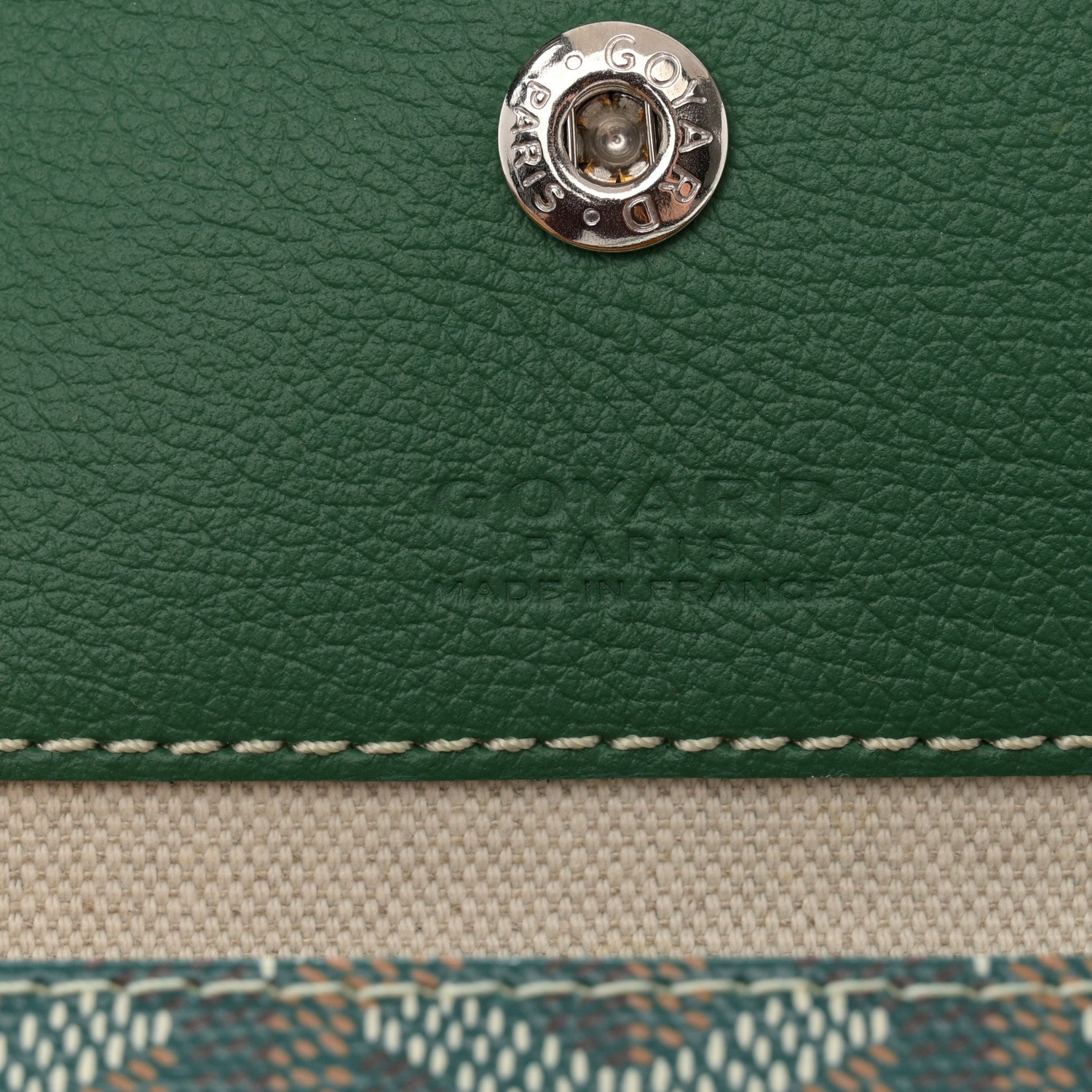 Goyard Goyardine Boheme Hobo Green 7 of 12