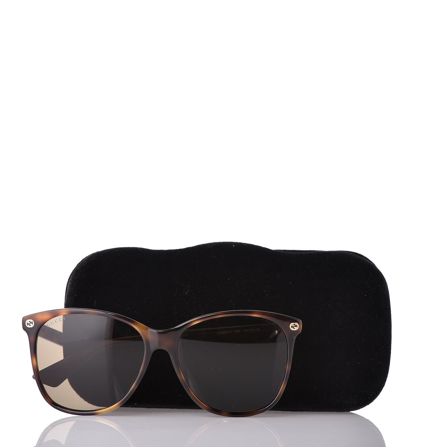 Acetate Round GG Sunglasses GG0024S Tortoise