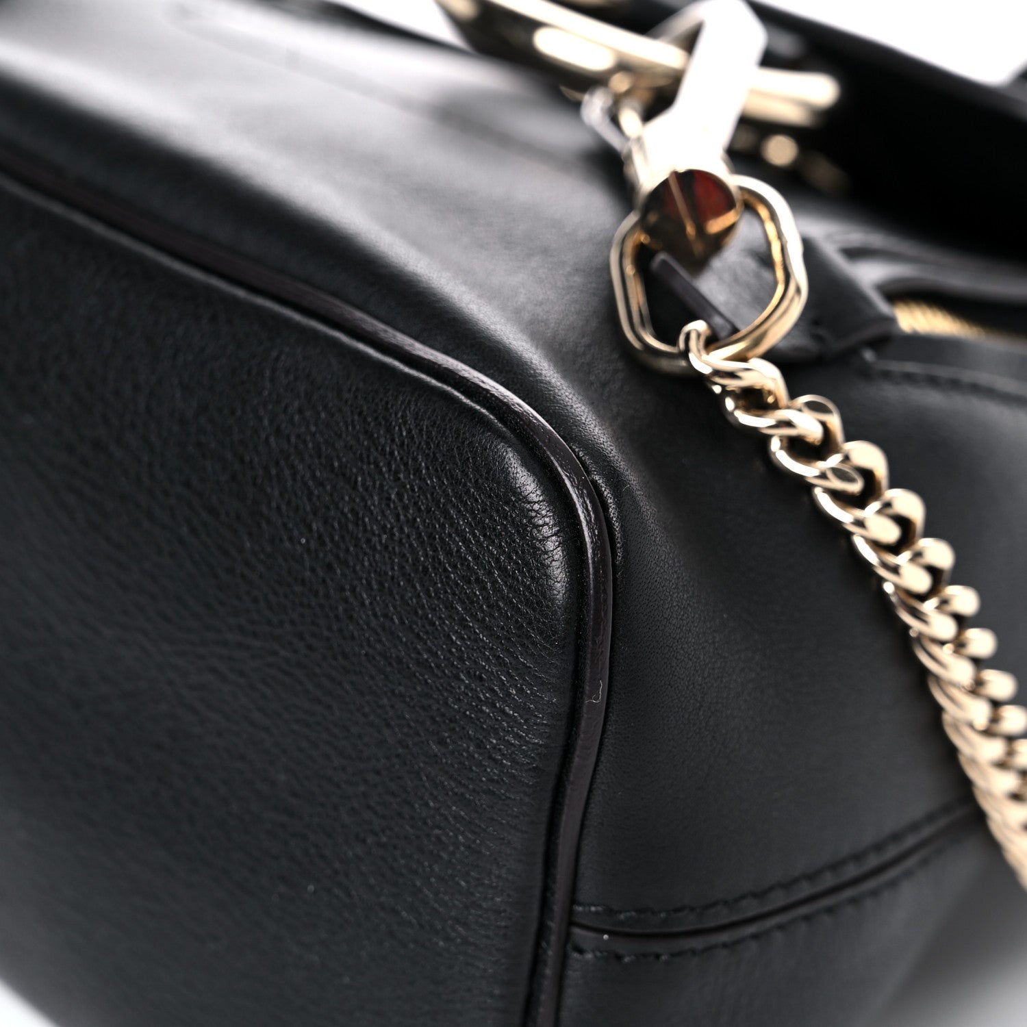 Chloe Suede Calfskin Mini Faye Backpack Black 11 of 17