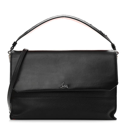 Christian Louboutin Calfskin Boudoir Shoulder Bag Black 1 of 12