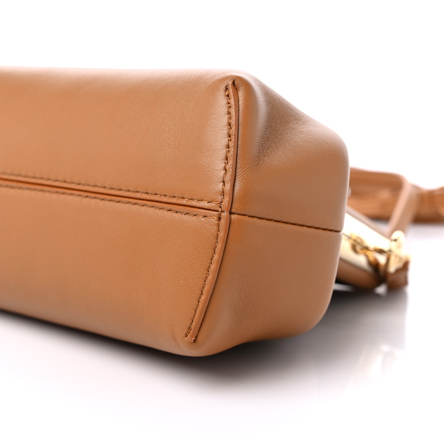 Fendi Shiny Nappa Small Fendi First Caramello 9 of 11