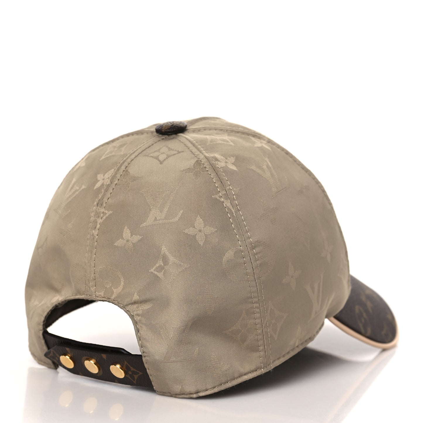 Monogram Polyester Silk LV Get Ready Cap M Beige