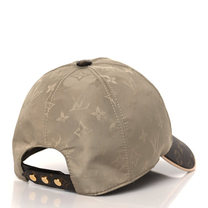 Louis Vuitton Monogram Polyester Silk LV Get Ready Cap M Beige 3 of 7