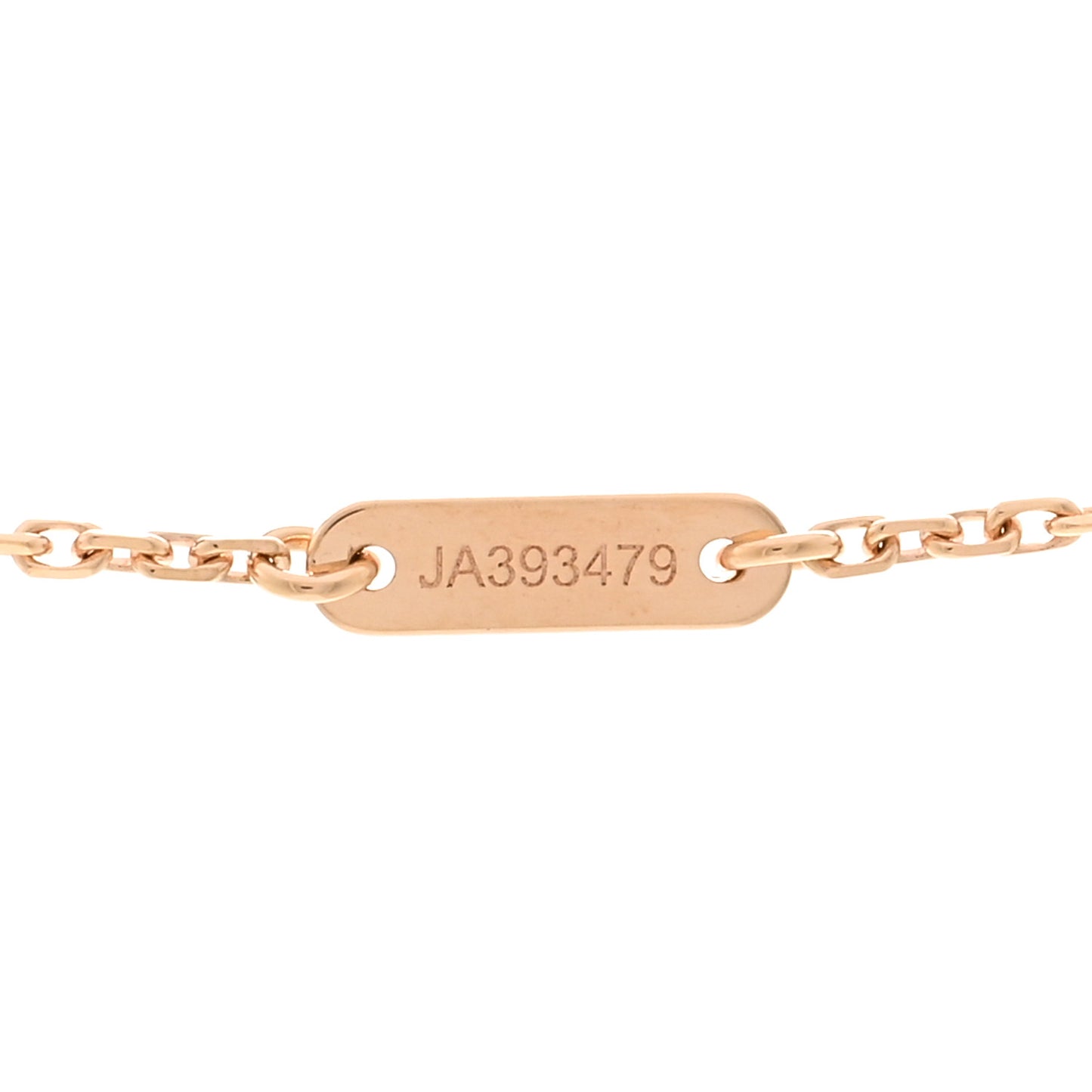 18K Rose Gold Sweet Alhambra Pendant Necklace