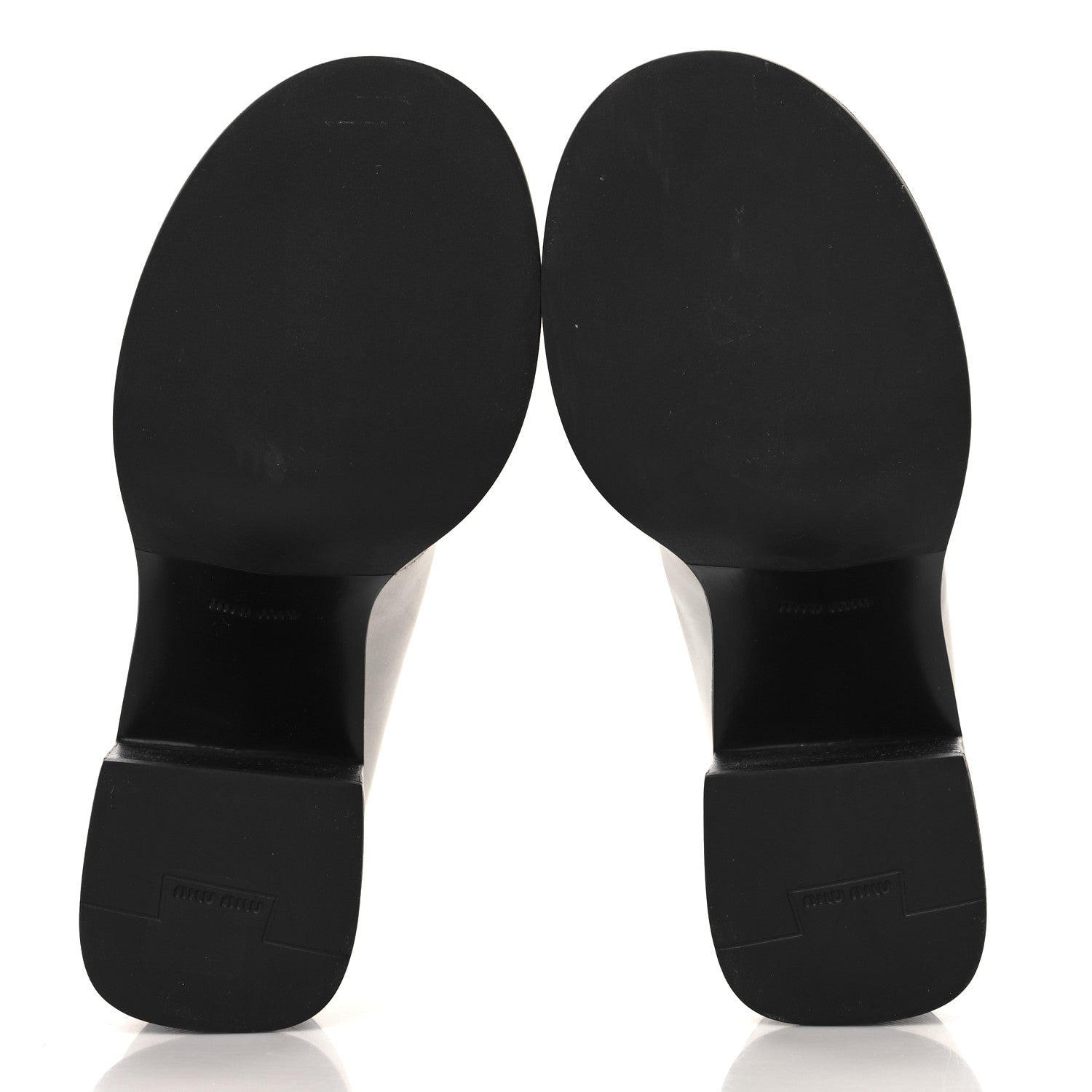 Miu Miu Calfskin Thong Ankle Booties 38.5 White Black 6 of 10