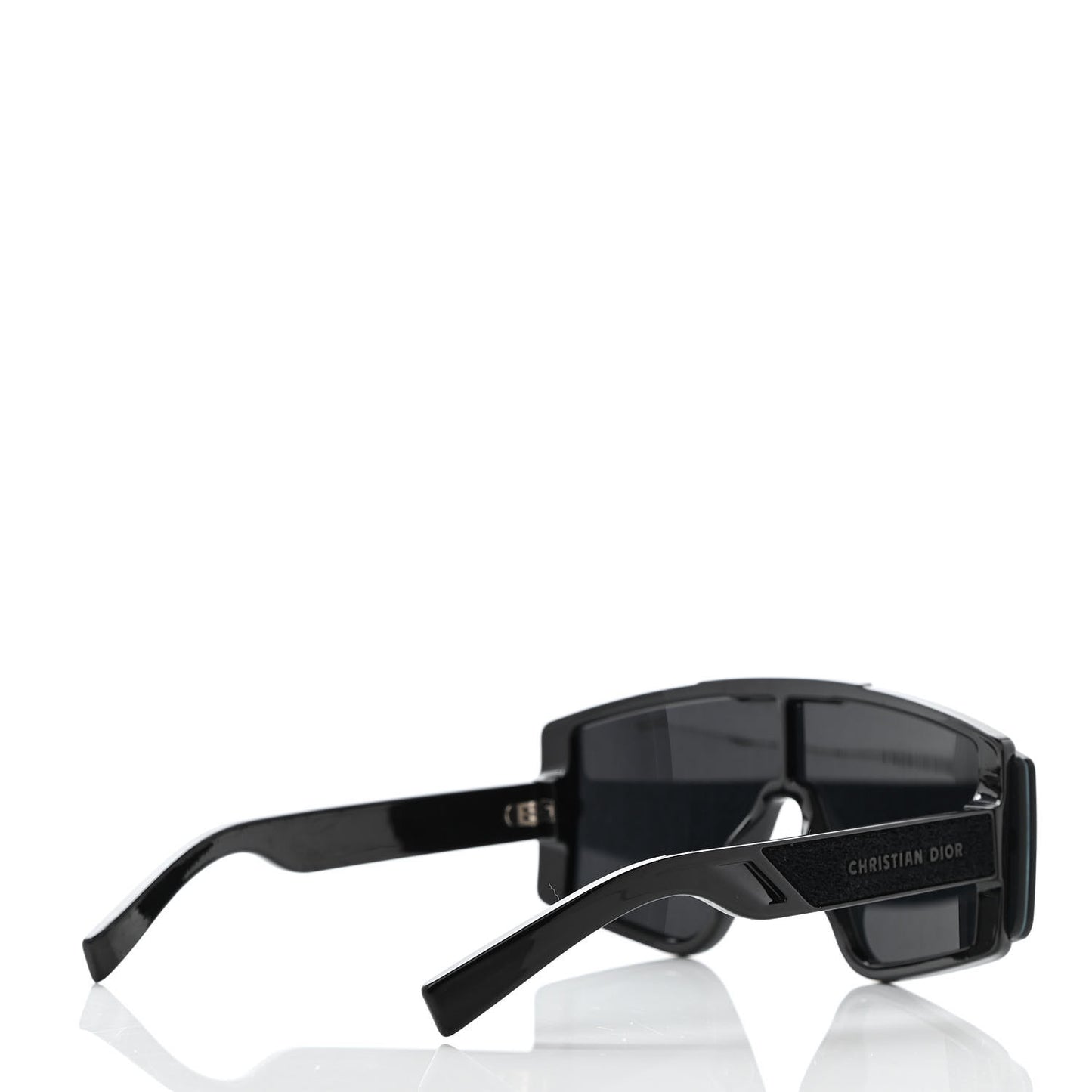 Acetate Diorxtrem MU Oblique Mask Sunglasses Black